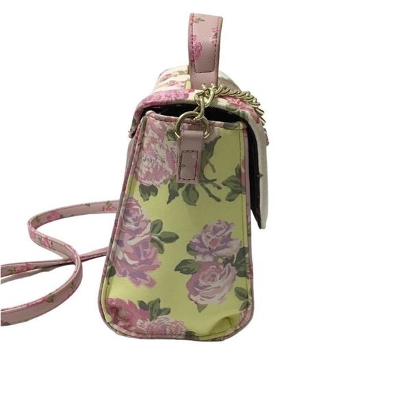 Luv Betsey By Betsey Johnson Pink Top Handle Satchel Crossbody Bag - Picture 2 of 14